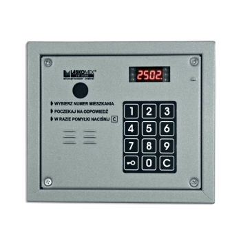 Laskomex CP-2503R - Panel zewnętrzny z czytnikiem kluczy RFID (szary)