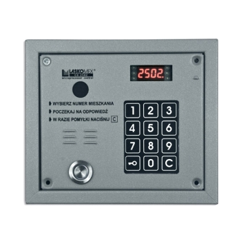 Laskomex CP-2503TP - Panel zewnętrzny z czytnikiem kluczy Dallas (szary)