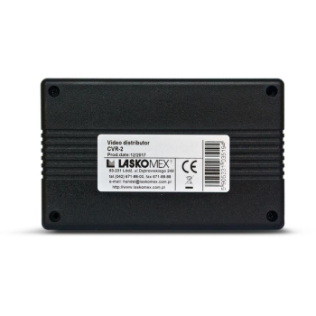 Laskomex CVR-2 - Moduł piętrowego rozdzielacza wideo do monitorów (obsługujący do 4 monitorów) – zasilanie centralne
