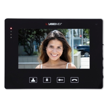 Laskomex MVC-8151-1 - Monitor kolorowy LCD 7” głośnomówiący, czarny